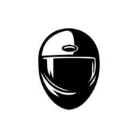 Motorcycle helmet icon set. Racing team helmet illustration vector