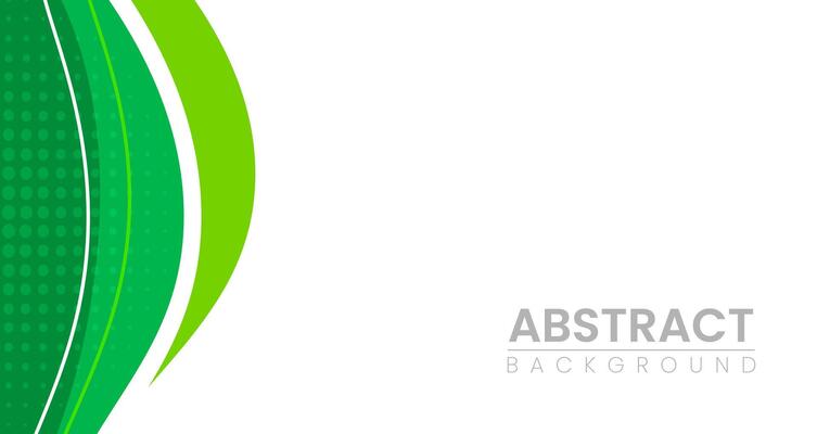 abstract green background design. abstract Simple Minimal dynamic curve green gradient color and white business wave banner background. business concept.