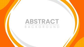 abstract orange yellow background design. abstract Simple Minimal dynamic curve orange yellow gradient color and white business wave banner background. business concept. vector