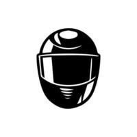 Motorcycle helmet icon set. Racing team helmet illustration vector