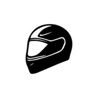 Motorcycle helmet icon set. Racing team helmet illustration vector