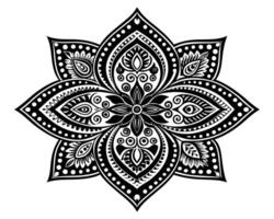 mandala decorativo ornamento diseño vector