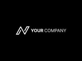 N Minimalist Logo for Corporate vector