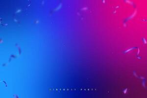 Blue and pink gradient background vector
