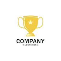 Illustration Trophy Logo Template vector