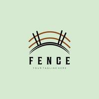 Fence Logo Template stock vector