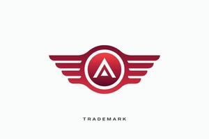 A Letter trademark brand logo vector