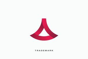 A Letter trademark brand logo vector