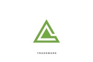 A Letter trademark brand logo vector