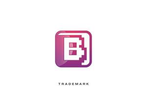 B Letter Trademark Brand Logo vector