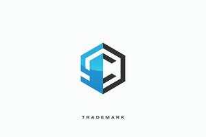 C Letter trademark brand logo vector