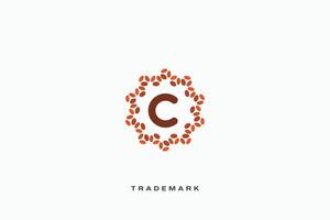C Letter trademark brand logo vector