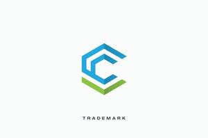 C Letter trademark brand logo vector