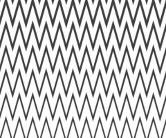 Zig Zag lines pattern. Black wavy line on white background. Abstract wave, illustration vector