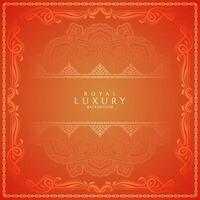 Elegant stylish floral frame classic beautiful background vector