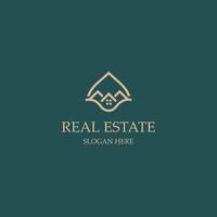 Real Estate Building Logo Design vector