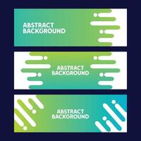 Abstract banner background vector