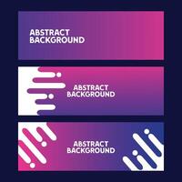 Abstract banner background vector