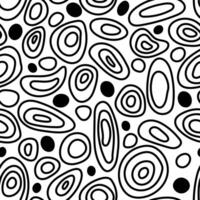 doodle seamless pattern vector