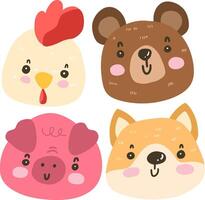 animals element design for templates. vector