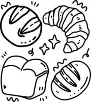 dessert element design for templates. vector