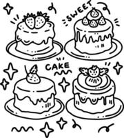dessert element design for templates. vector