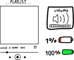 Volume up down volume drawing window vector