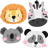 animals element design for templates. vector