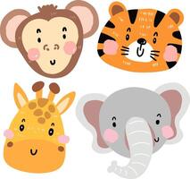 animals element design for templates. vector