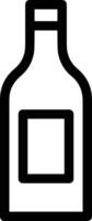 Bottle drink icon symbol image. Illustration of the drink water bottle glass design image vector