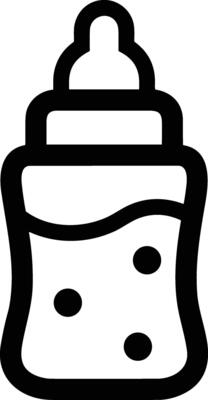 Bottle drink icon symbol image. Illustration of the drink water bottle glass design image