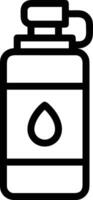 Bottle drink icon symbol image. Illustration of the drink water bottle glass design image vector