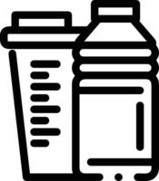 Bottle drink icon symbol image. Illustration of the drink water bottle glass design image vector