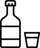 Bottle drink icon symbol image. Illustration of the drink water bottle glass design image vector