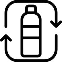 Bottle drink icon symbol image. Illustration of the drink water bottle glass design image vector