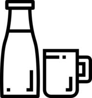 Bottle drink icon symbol image. Illustration of the drink water bottle glass design image vector