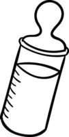 Bottle drink icon symbol image. Illustration of the drink water bottle glass design image vector