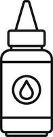 Bottle drink icon symbol image. Illustration of the drink water bottle glass design image vector