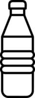 Bottle drink icon symbol image. Illustration of the drink water bottle glass design image vector