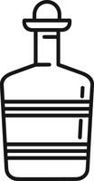 Bottle drink icon symbol image. Illustration of the drink water bottle glass design image vector