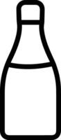 Bottle drink icon symbol image. Illustration of the drink water bottle glass design image vector