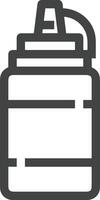 Bottle drink icon symbol image. Illustration of the drink water bottle glass design image vector