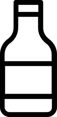 Bottle drink icon symbol image. Illustration of the drink water bottle glass design image