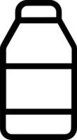 Bottle drink icon symbol image. Illustration of the drink water bottle glass design image vector