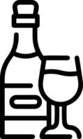 Bottle drink icon symbol image. Illustration of the drink water bottle glass design image vector