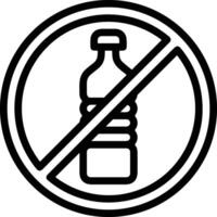 Bottle drink icon symbol image. Illustration of the drink water bottle glass design image vector