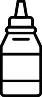 Bottle drink icon symbol image. Illustration of the drink water bottle glass design image vector