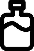 Bottle drink icon symbol image. Illustration of the drink water bottle glass design image vector