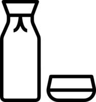 Bottle drink icon symbol image. Illustration of the drink water bottle glass design image vector