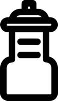 Bottle drink icon symbol image. Illustration of the drink water bottle glass design image vector